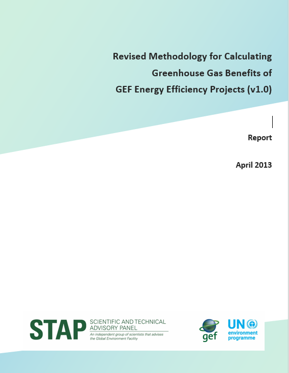Revised Methodology for Calculating Greenhouse Gas Benefits of GEF Energy Efficiency Projects (Version 1.0)