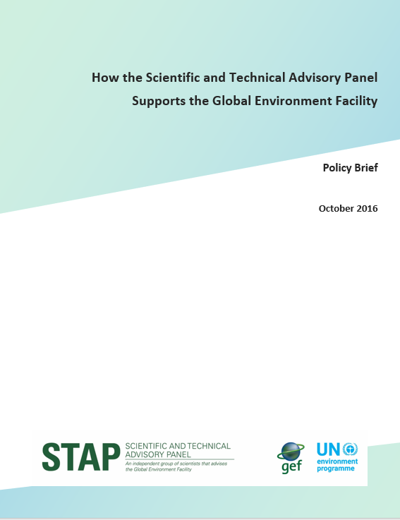 How the Scientific and Technical Advisory Panel (STAP) supports The Global Environment Facility (GEF)