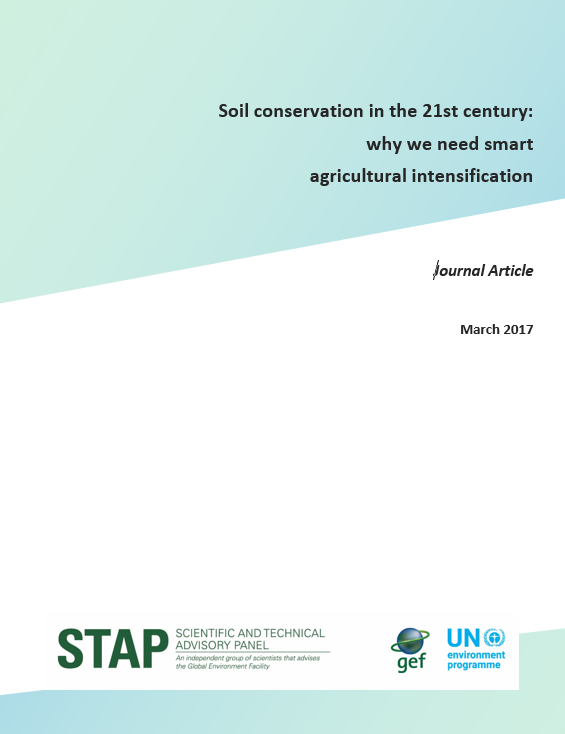Soil conservation in the 21st century: why we need smart agricultural intensification